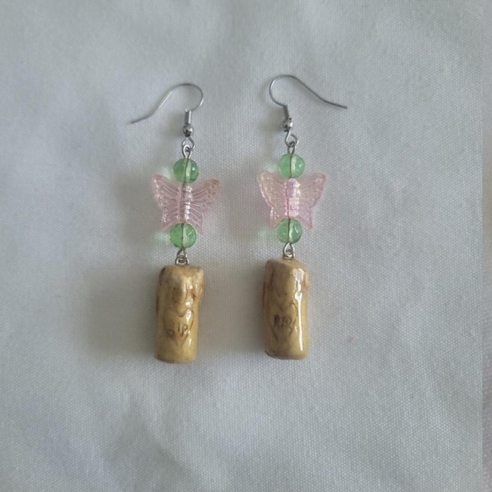 Melanie Martinez Portals RIP Crybaby Candle butterfly kawaii earrings alt